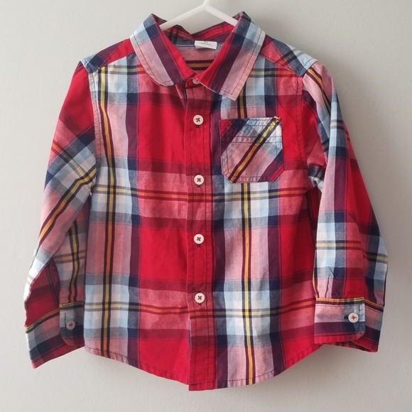Boys Button Down Shirt - Size 3T - Picture 2 of 4
